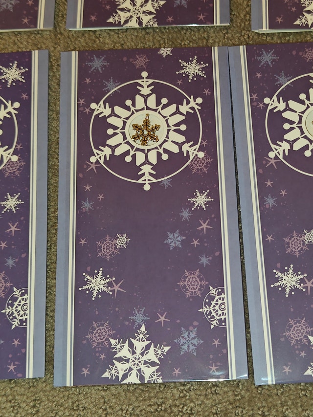 Christmas Holiday Cards w/ Envelope – 11 Count - Snowflake Charm - photo 4