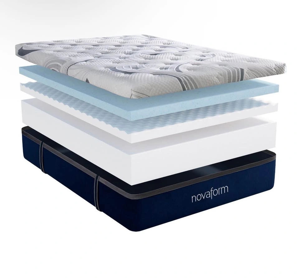 Structube Clarence King Bed frame & Novaform King Mattress - photo 5