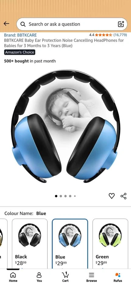 Brand new infant - 3 yrs noise cancelling headphones - photo 4