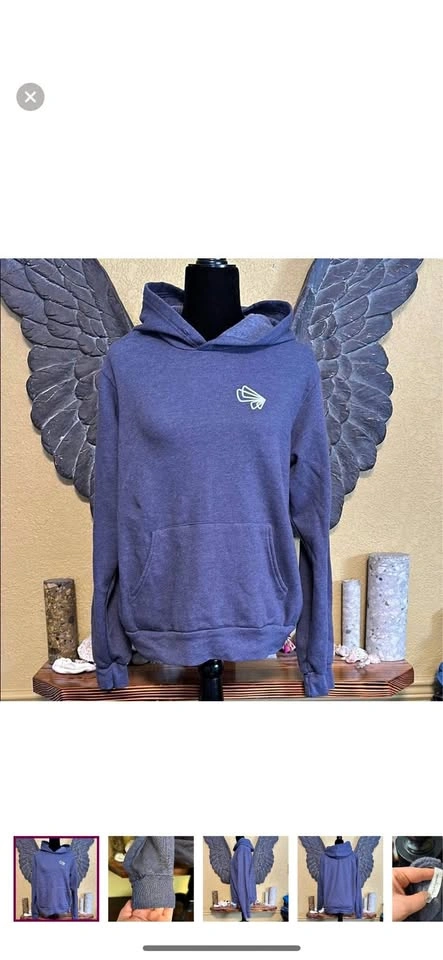 Bella + Canvas hoodie with logo