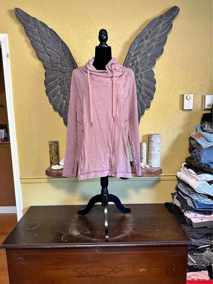 Lululemon Wrap Front Cowl Neck Sweater