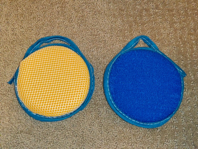 Set of 2 Dual-Sided Sponge Pads – Brand New, Never Used
