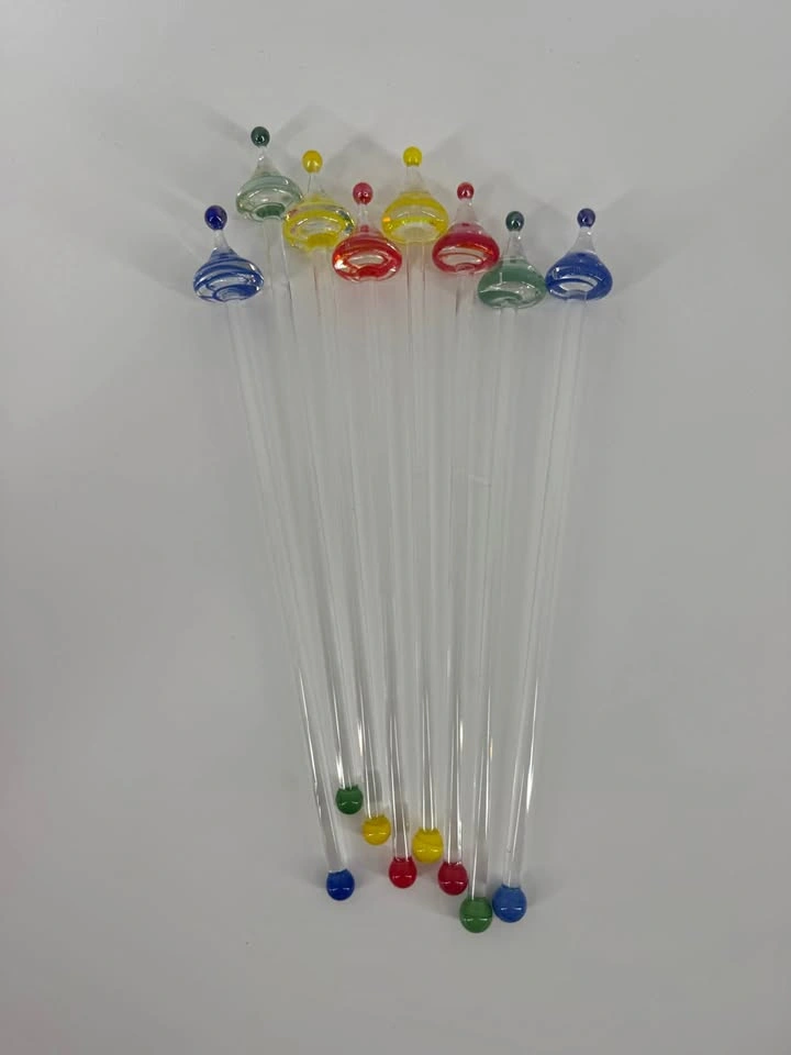 Pier 1 Imports Glass Cocktail Swizzle Sticks – Set of 8