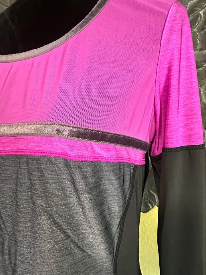 Mpg Long Sleeve Colorblock Top - photo 4