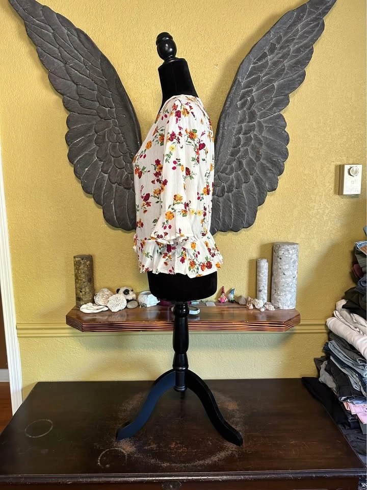 U2B Floral Ruffle Hem Blouse - photo 5