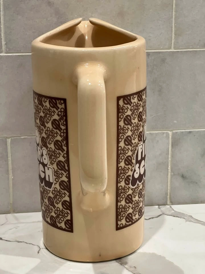 Vintage 100 Pipers Scotch Ceramic Pitcher – Seagram Distillers B - photo 2