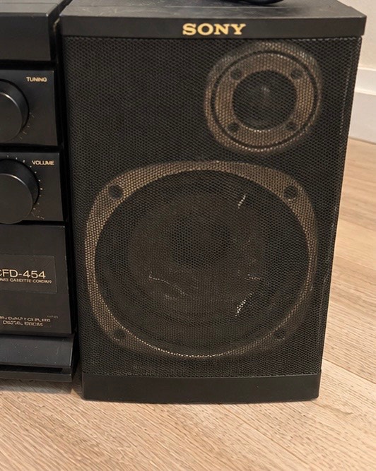 VINTAGE SONY CFD-454 BOOMBOX STEREO – CD PLAYER CASSETTE TAPE - photo 4