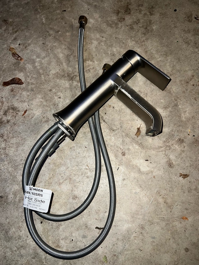 MOEN GENTA WS84760SRN BATHROOM SINK FAUCET – SPOT RESIST BRUSHED - photo 4