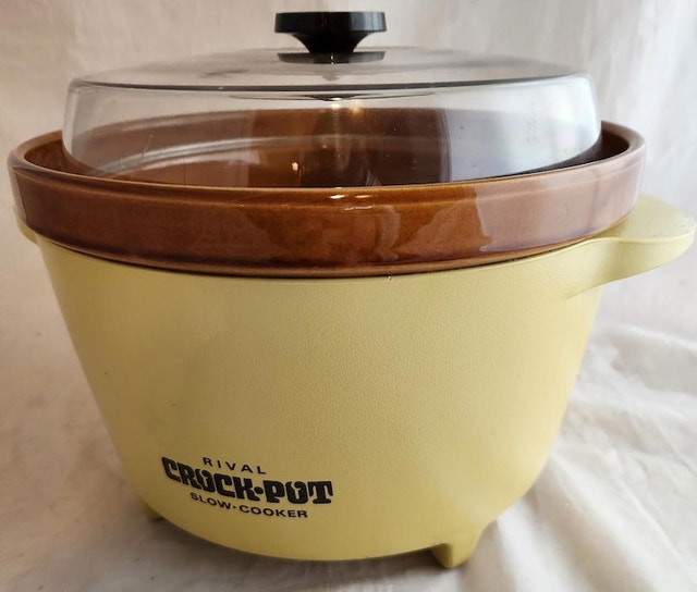VINTAGE RIVAL CROCK-POT 3300 SLOW COOKER – 5 QUART RETRO ORANGE - photo 2