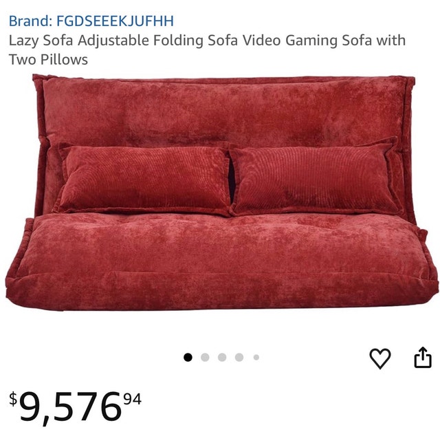 LUXURY RED FLOOR SOFA – PREMIUM BURGUNDY UPHOLSTERED RECLINING - photo 5