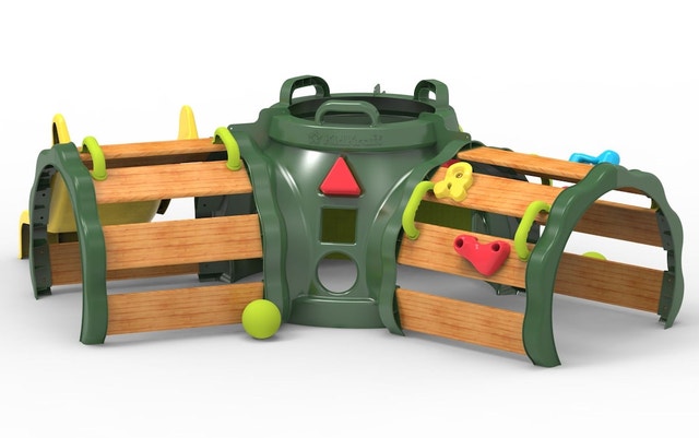 KIDKRAFT WOODEN OUTDOOR PLAYSET – KIDS BACKYARD PLAYGROUND CLIMB - photo 5
