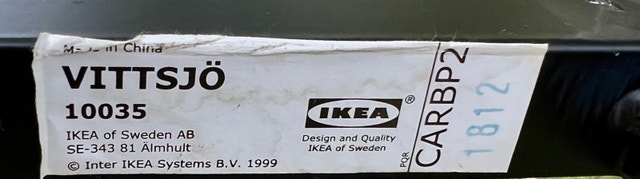 IKEA VITTSJÖ Glass Desk - Laptop Computer Workstation - photo 5