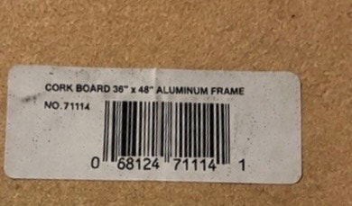 2 LARGE CORK BULLETIN BOARDS 36” x 48” – OFFICE / SCHOOL - photo 5
