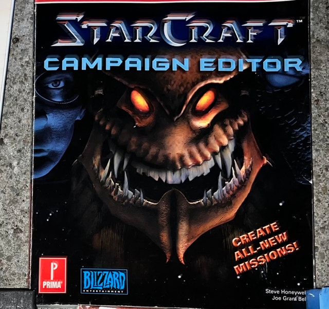 VINTAGE STARCRAFT CAMPAIGN EDITOR OFFICIAL STRATEGY GUIDE