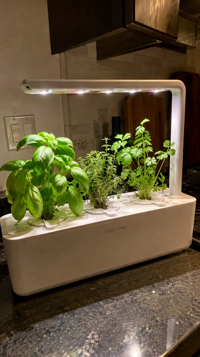CLICK & GROW SMART GARDEN 3 - INDOOR HERB GARDEN HYDROPONIC