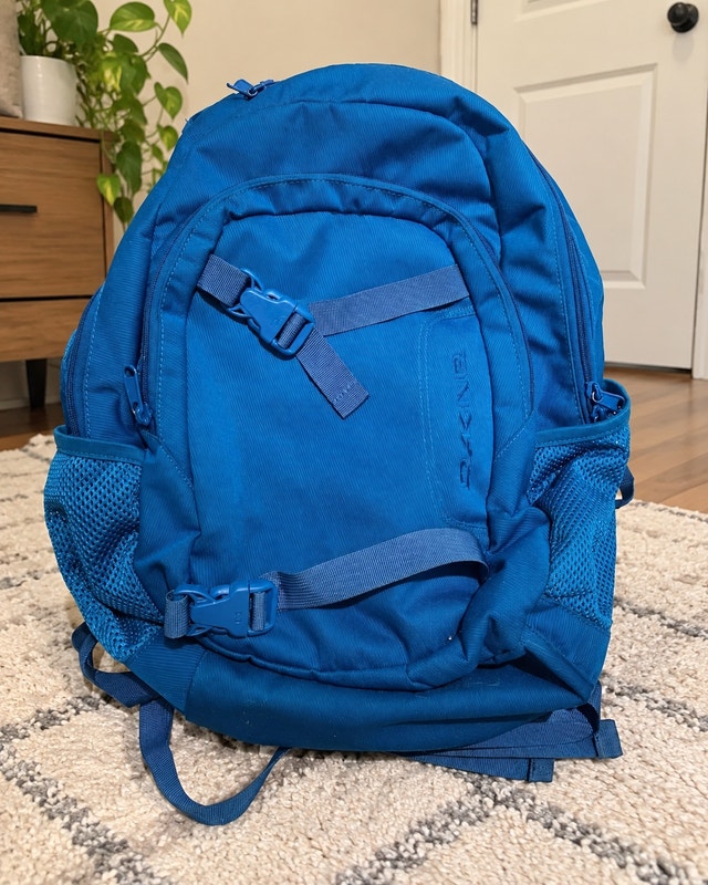 Dakine Blue Backpack - Laptop / School / Skateboard / Surf Bag