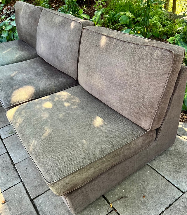 IKEA KIVIK MODULAR SECTIONAL SOFA - Chaise + 2 Seats - Grey - photo 5