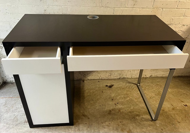 IKEA MICKE Desk - Black-Brown Home Office Desk - photo 3
