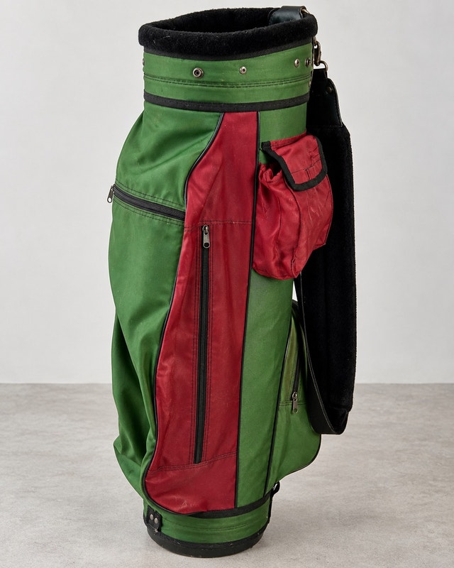 Vintage selection Golf Cart Bag - Green & Burgundy - photo 3