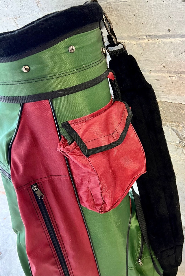 Vintage selection Golf Cart Bag - Green & Burgundy - photo 5