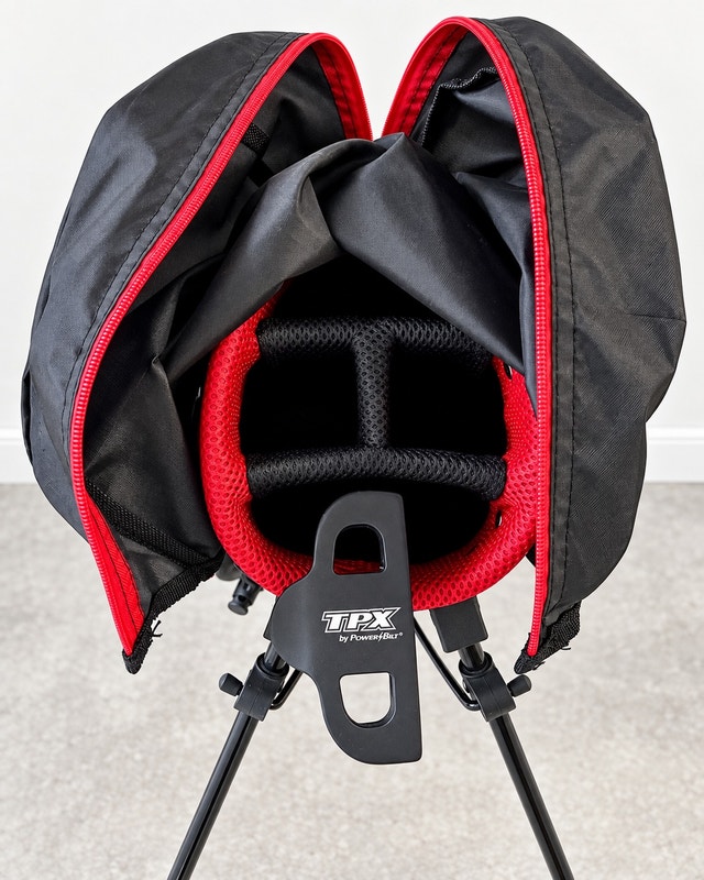 PowerBilt TPX Junior Golf Bag & Putter - Black & Red - photo 3