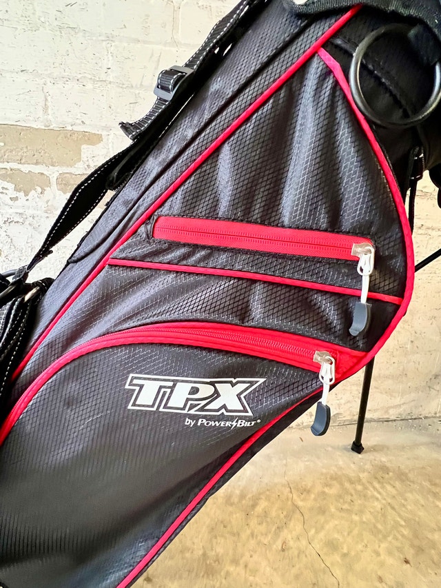 PowerBilt TPX Junior Golf Bag & Putter - Black & Red - photo 4