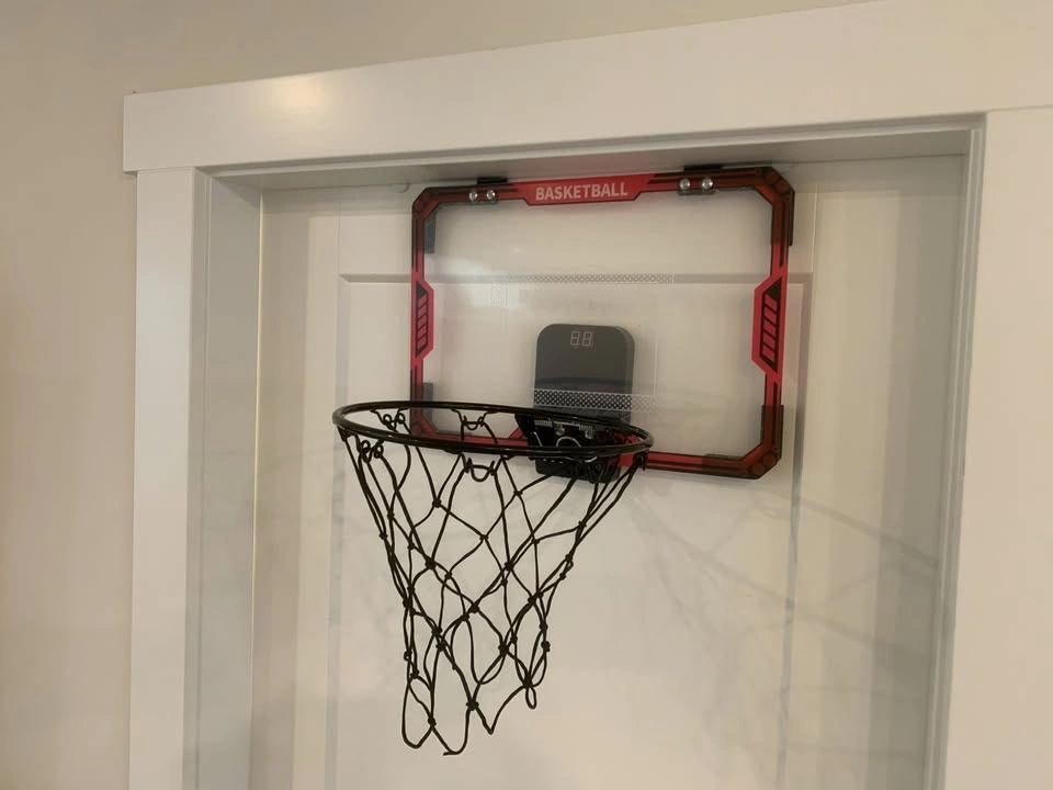Mini Over-the-door Basketball Hoop with LED Scoreboard - photo 2