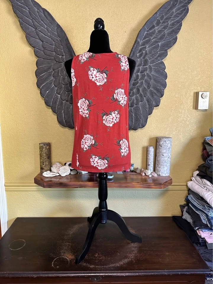 Ricki’s Floral Red tank Top - photo 5