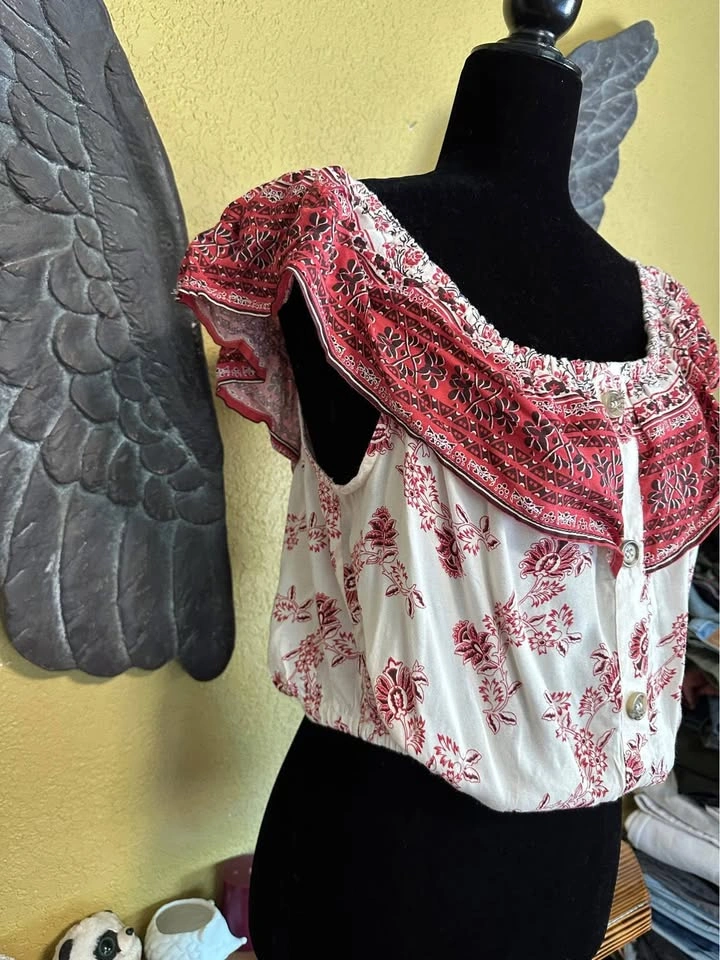 SWS Floral Off-Shoulder Crop Top - photo 5