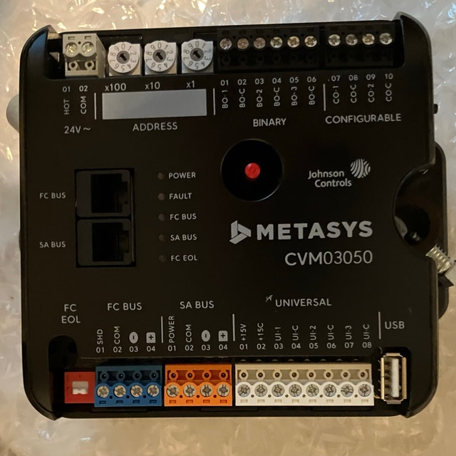 Johnson Controls Metasys M4-CVM03050-0 VAV Controller - New