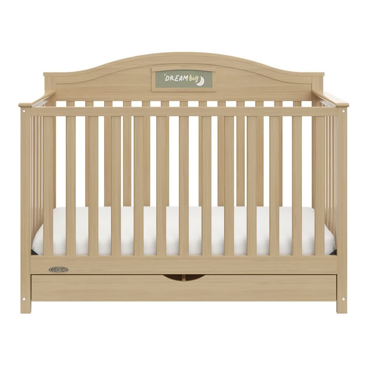 Graco Story 5-in-1 Convertible Crib with Drawer – Driftwood - photo 4