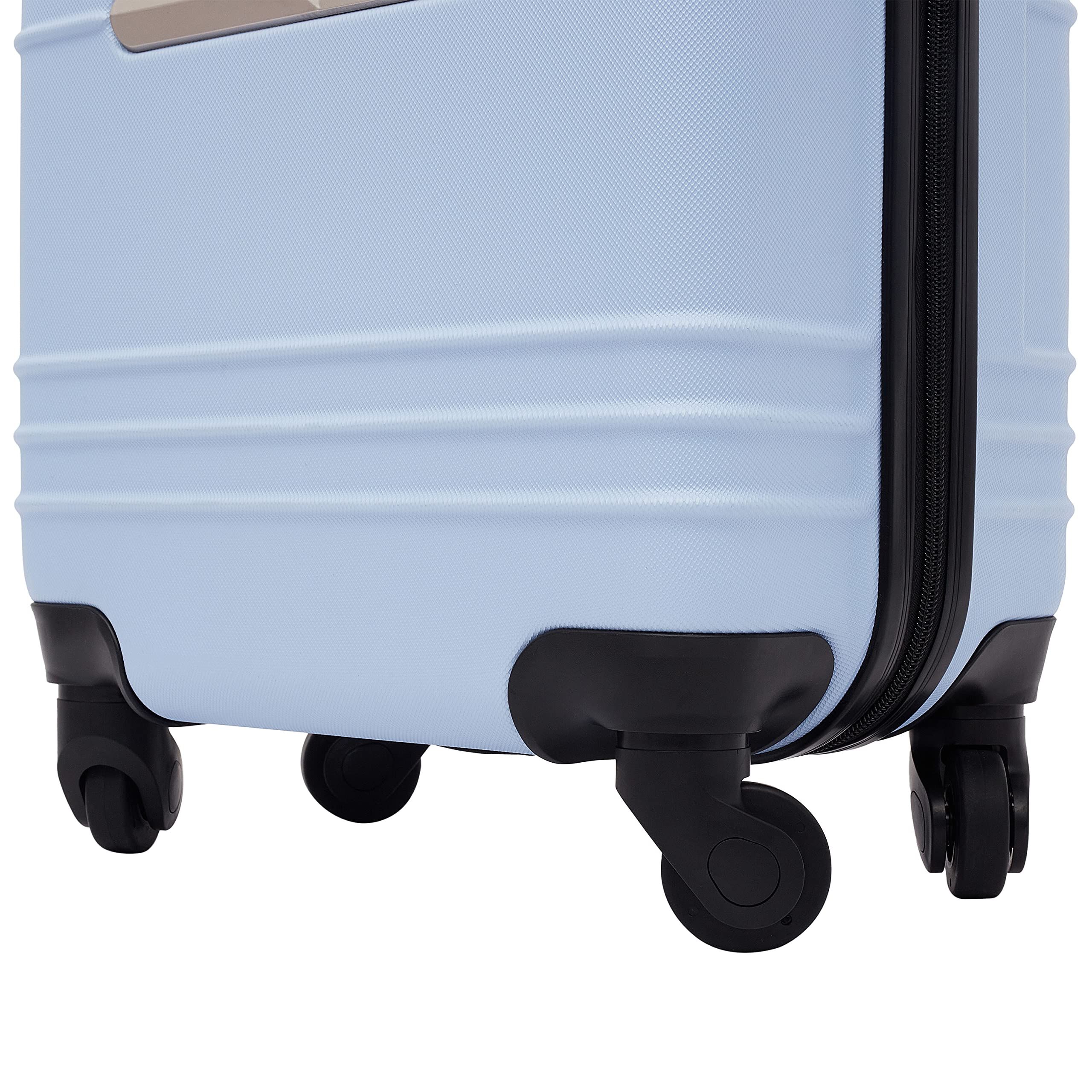 Travelers Club 22" Richmond Spinner Carry-On Luggage, Blue - photo 5