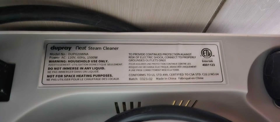 Dupray Neat Steam Cleaner - photo 5