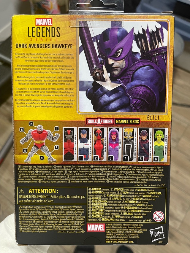 Marvel Legends Dark Avengers Hawkeye – Sealed - photo 3