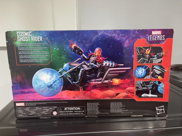 Marvel Legends Cosmic Ghost Rider + Bike – Sealed - photo 3