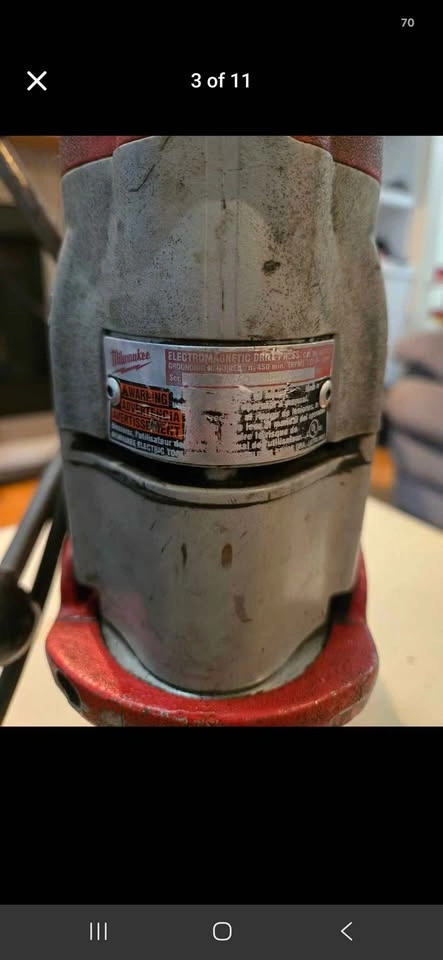 Milwaukee Electromagnetic Drill Press - photo 4