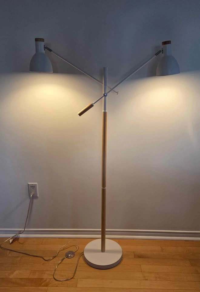 Canvas Floor Lamp + Table Lamp - photo 2