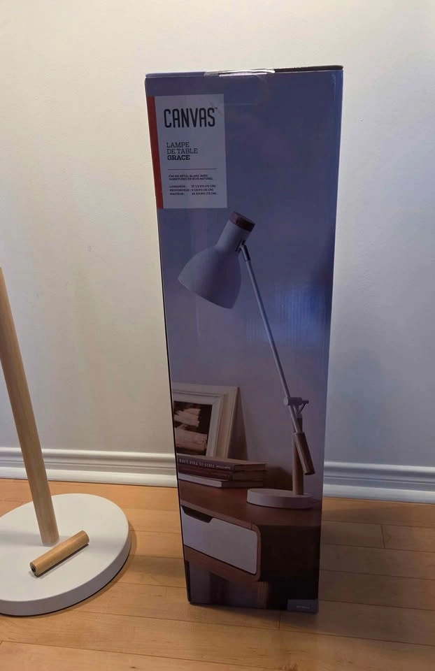 Canvas Floor Lamp + Table Lamp - photo 5