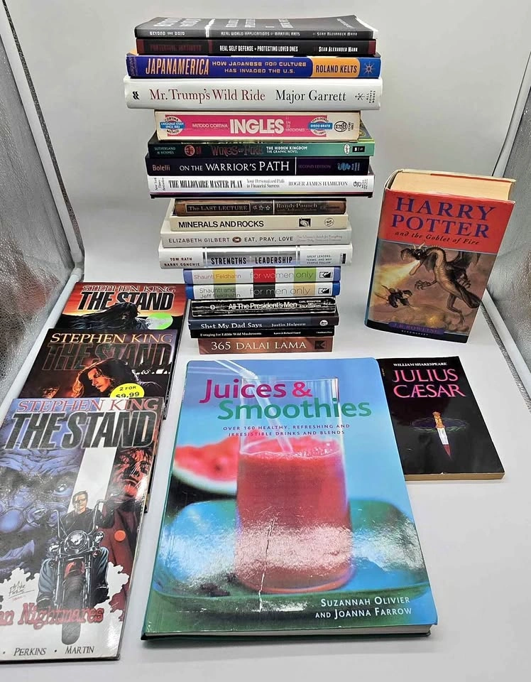 Assorted Books - Harry Potter, Stephen King, and More