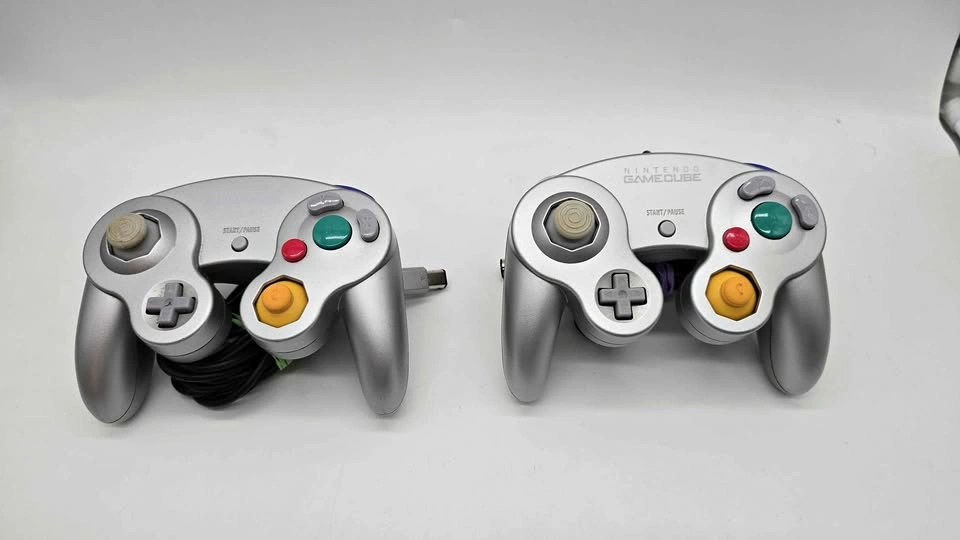 Platinum Nintendo GameCube Controllers