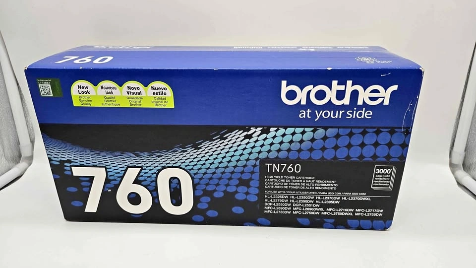 Brother TN760 High Yield Toner Cartridge