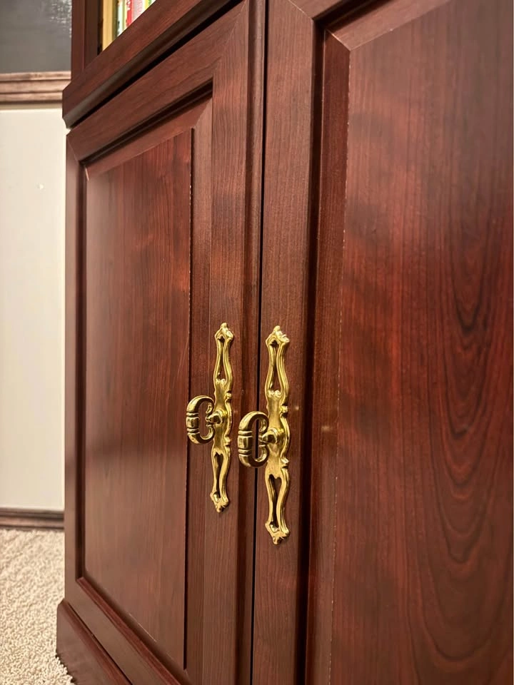 Sauder Heritage Hill 5-Shelf Library Bookcase with Doors - photo 2