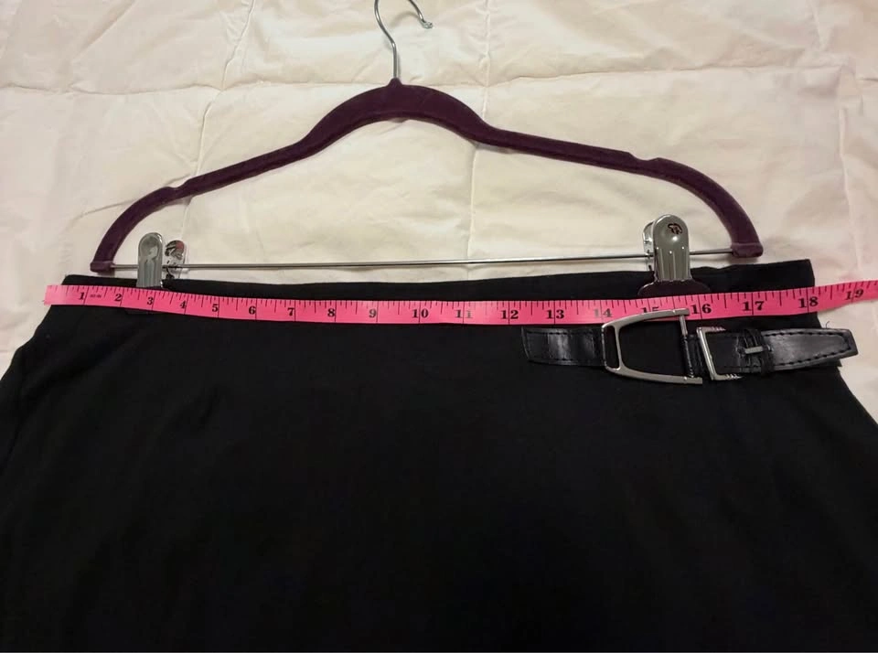 Tradition Black Wrap Skirt Size 14 - photo 5