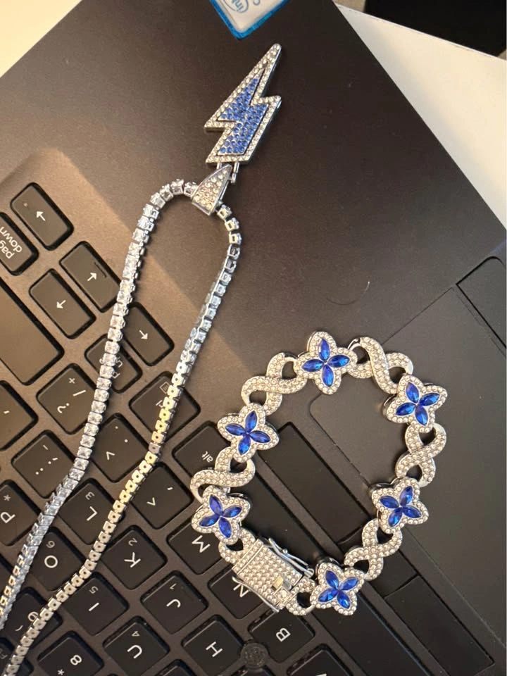 ICED OUT JEWELRY AAAA CZ STONES ALL BRAND NEW - photo 4