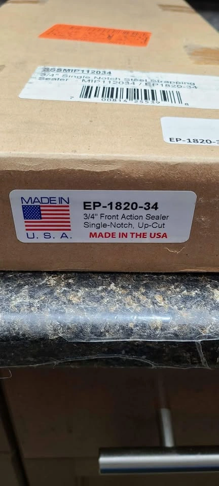 NEW 3/4" Steel Strapping Sealer Tool (MIP112034 / EP-1820-34) - photo 3