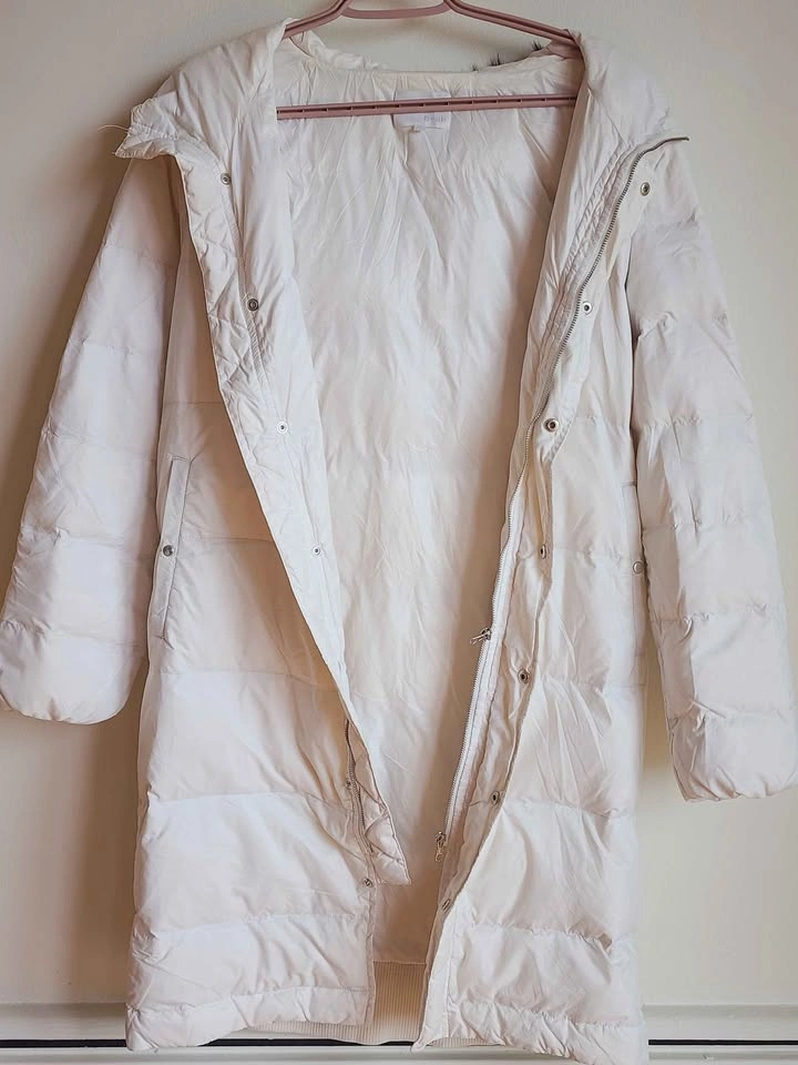 White b+ab 90% Down Winter Puffer Coat - photo 2