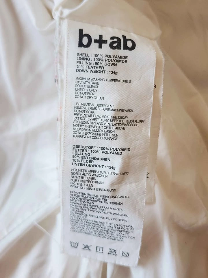 White b+ab 90% Down Winter Puffer Coat - photo 4