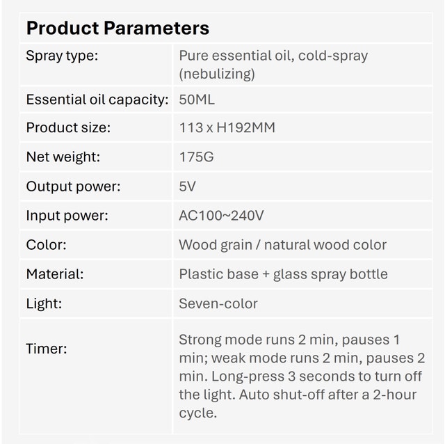 Nebulizing Essential Oil Diffuser - photo 4