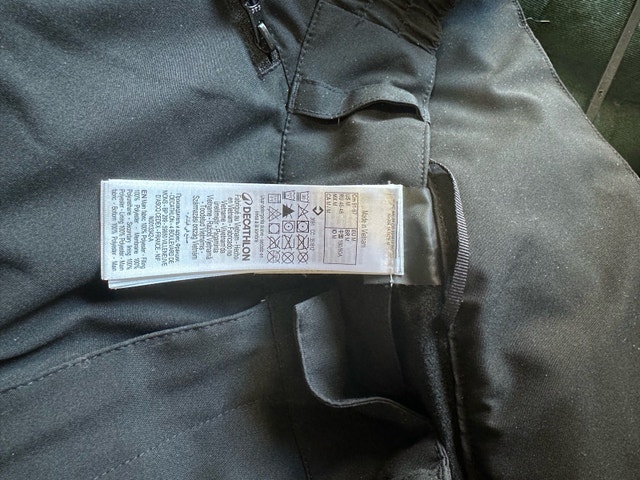 Wedze Decathlon Black Ski Pants (Men) - photo 3