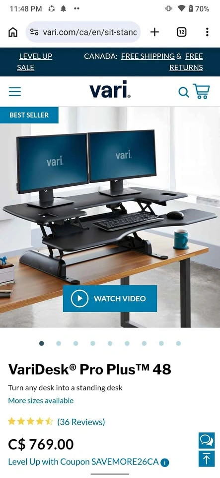 VariDesk Pro Plus 48